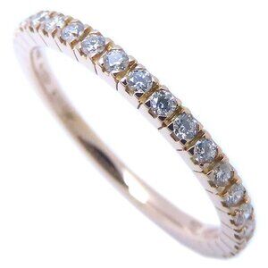 BVLGARI Bvlgari Half Eternity Diamond Ring, 18KPG, Women's, 294690